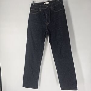 Madhappy Dark Wash Button Fly Straight Leg Jeans Size 30
